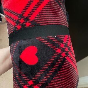 Victoria’s Secret PINK Red and Black Plaid Blanket